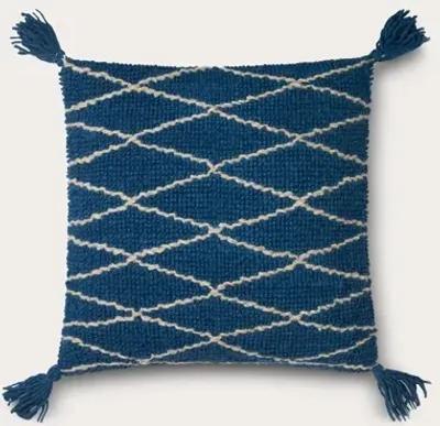 Loloi Crisscross Blue Throw Pillow Set of 2