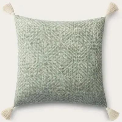 Loloi Diamond Print Throw Pillow Set of 2 - Charcoal - 13'' x 21''