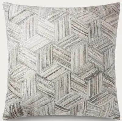 Loloi Lattice Faux Hide Floor Pillow Set of 2