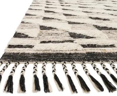 Loloi Khalid Natural Black Area Rug - 8' x 10'