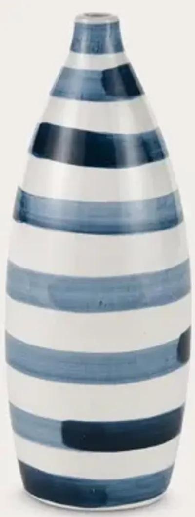 Elk Home Indaal Blue Stripe Vase - Small