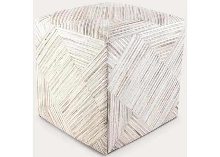 Surya Zander Patchwork Ottoman