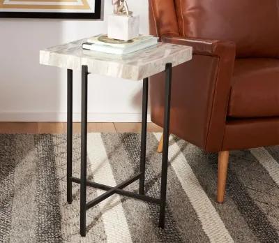 Safavieh Tenzin Stone Top Accent Table