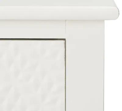 Safavieh Halton 1-Drawer Accent Table - Distressed White