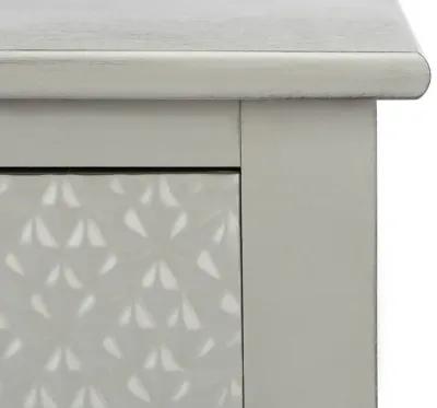 Safavieh Halton 1-Drawer Accent Table - Distressed White