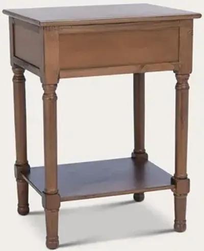 Safavieh Halton 1-Drawer Accent Table - Distressed White