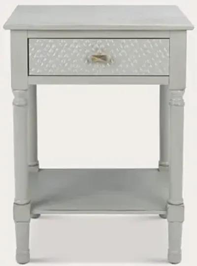 Safavieh Halton 1-Drawer Accent Table - Distressed White