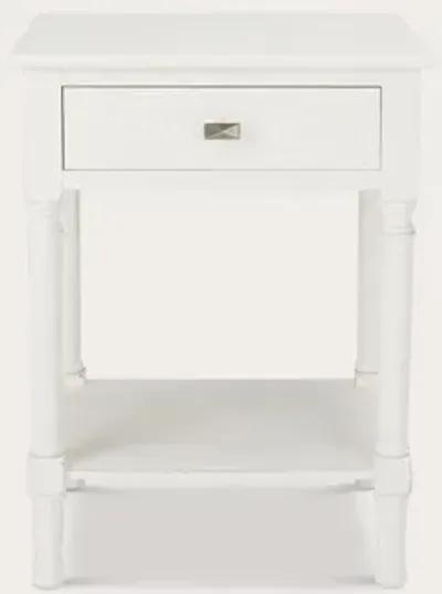 Safavieh Halton 1-Drawer Accent Table - Distressed White