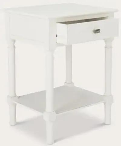 Safavieh Halton 1-Drawer Accent Table - Distressed White