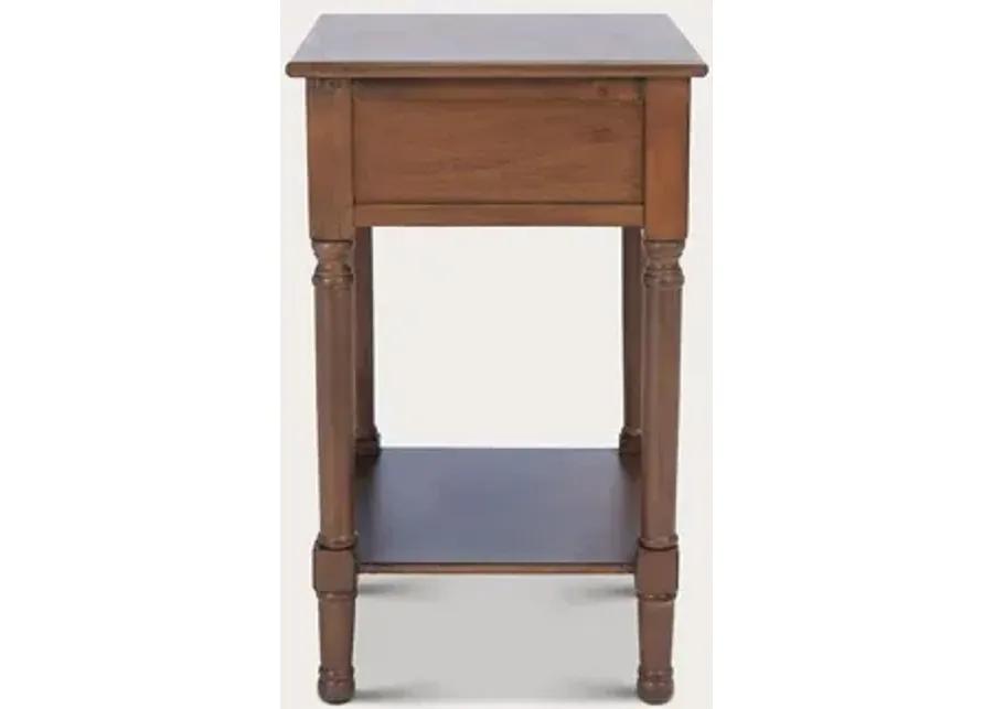 Safavieh Halton 1-Drawer Accent Table - Black