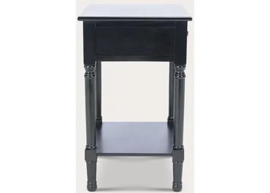 Safavieh Halton 1-Drawer Accent Table - Black