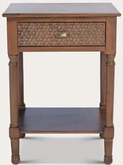 Safavieh Halton 1-Drawer Accent Table - Brown