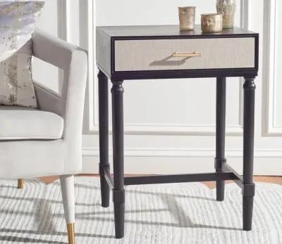 Safavieh Estella 1-Drawer Accent Table - Black