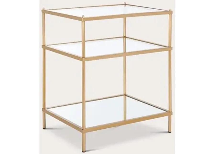 Safavieh Noelia 3-Tier Accent Table - Polished Gold