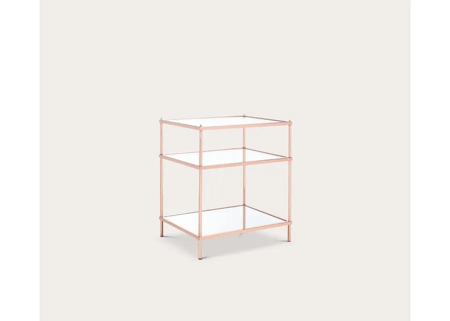 Safavieh Noelia 3-Tier Accent Table - Rose Gold