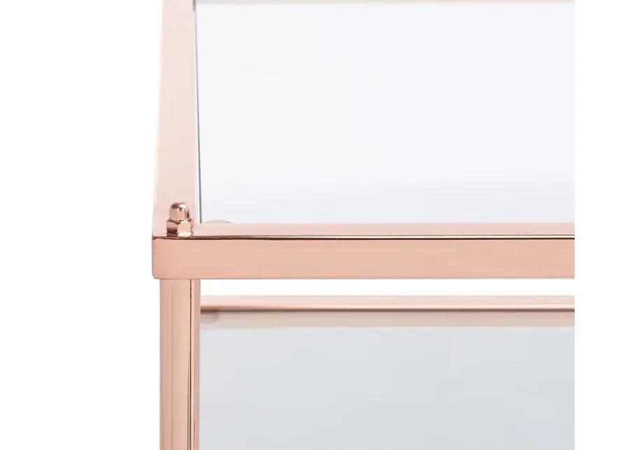 Safavieh Noelia 3-Tier Accent Table - Rose Gold