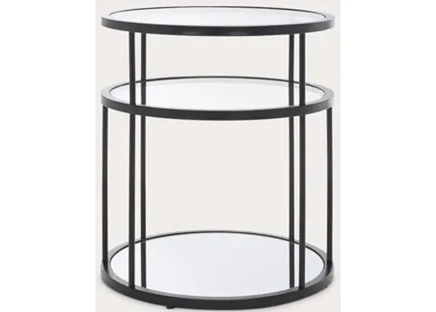 Safavieh Layta 3-Shelf Accent Table - Gold/Clear