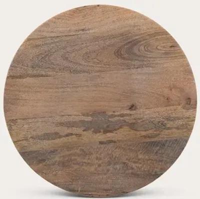 Safavieh Whent Round Accent Table - Natural/Golden Brown