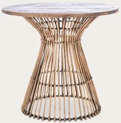 Safavieh Whent Round Accent Table - Natural/Golden Brown