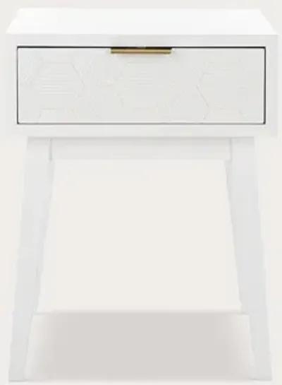 Safavieh Keya 1-Drawer Accent Table - White