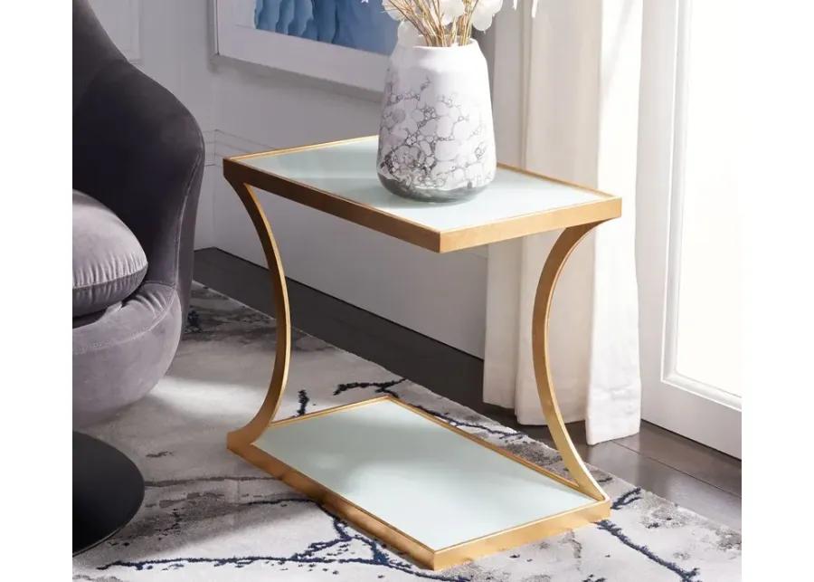 Safavieh Sullivan Accent Table - Gold/White