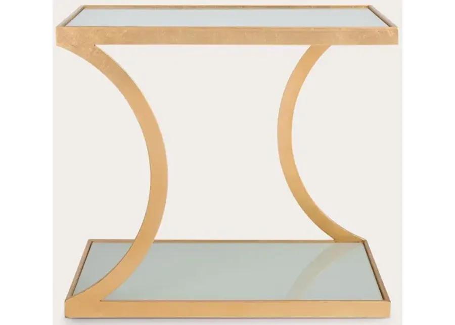 Safavieh Sullivan Accent Table - Gold/White