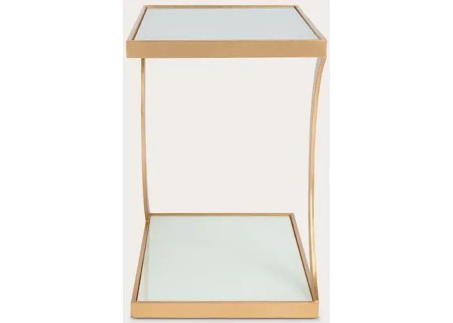 Safavieh Sullivan Accent Table - Gold/White