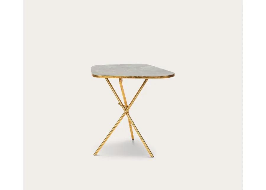 Safavieh Zamara Faux Agate Side Table