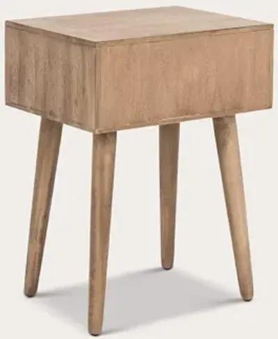 Safavieh Lyle 1-Drawer Side Table - Chocolate