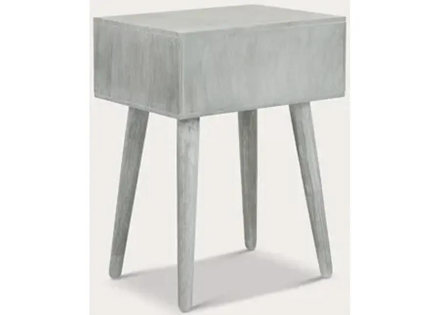 Safavieh Lyle 1-Drawer Side Table - Slate/Grey