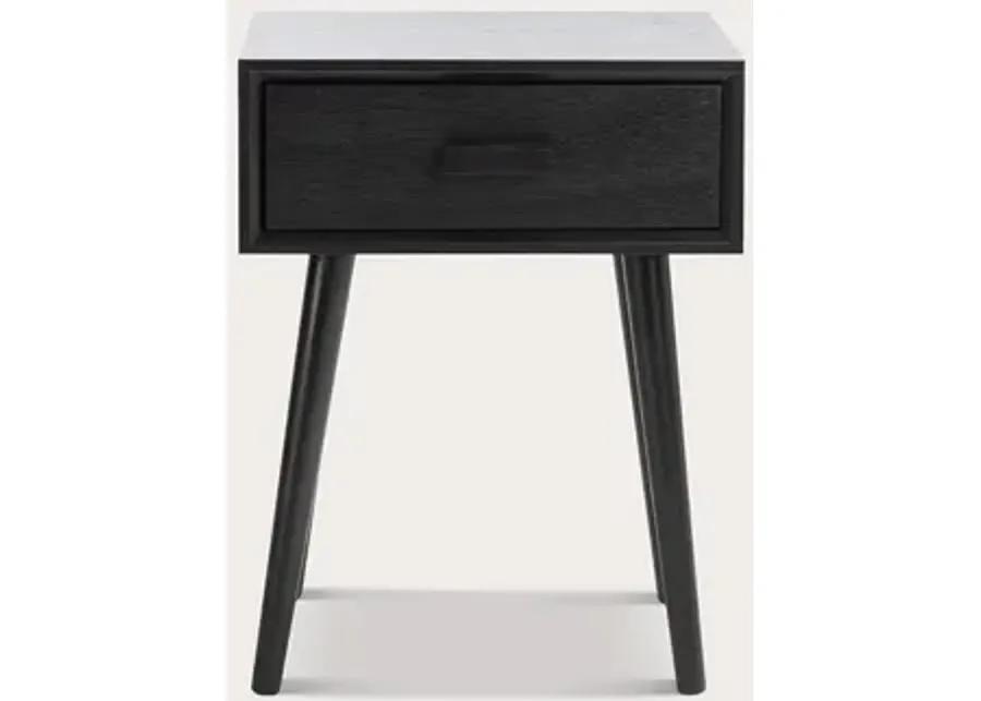 Safavieh Lyle 1-Drawer Side Table - Slate/Grey