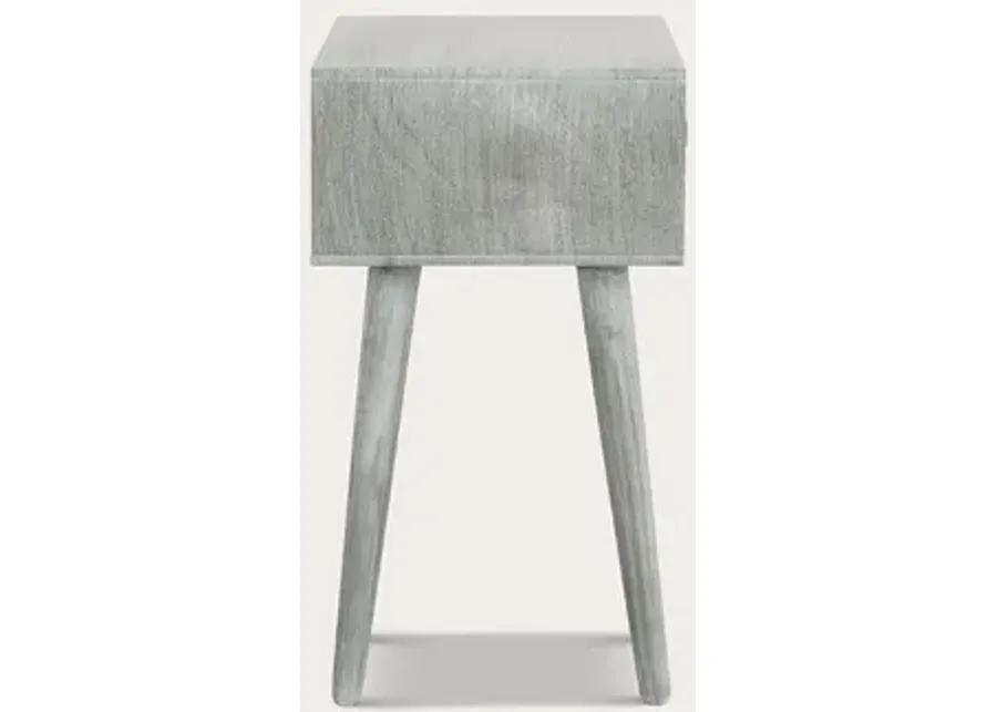 Safavieh Lyle 1-Drawer Side Table - Slate/Grey