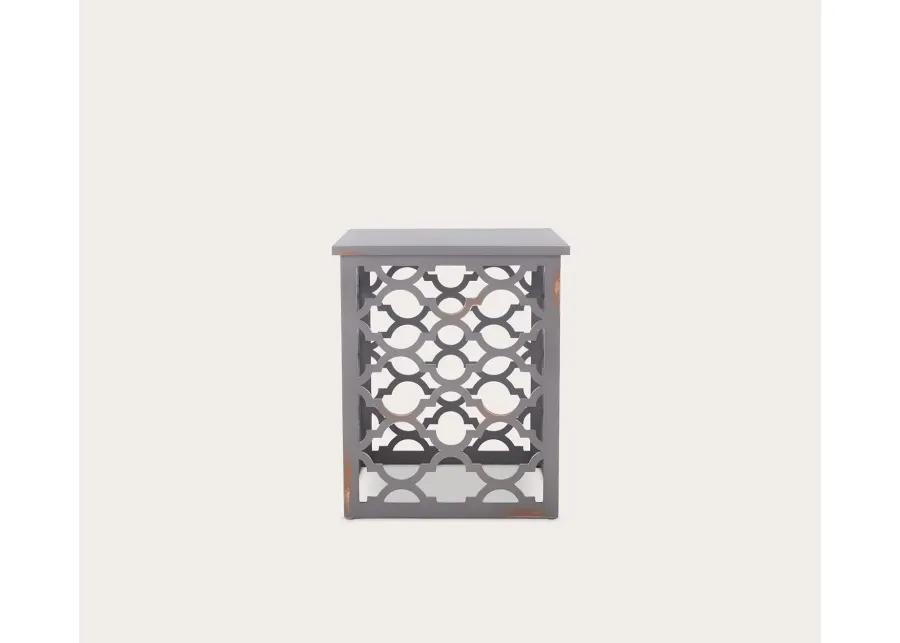 Safavieh Lonny End Table - Distressed White