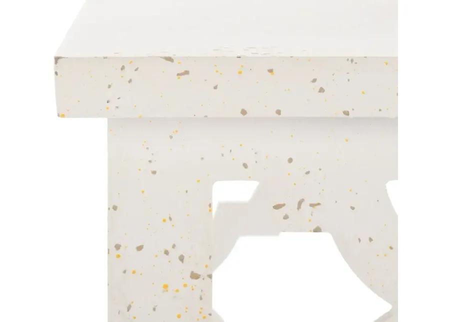 Safavieh Lonny End Table - Distressed White