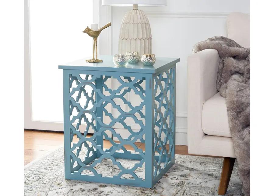 Safavieh Lonny End Table - Distressed White