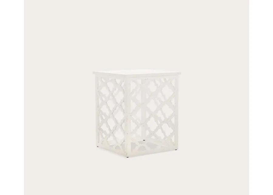 Safavieh Lonny End Table - Distressed White