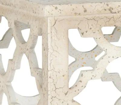 Safavieh Lonny End Table - Distressed White