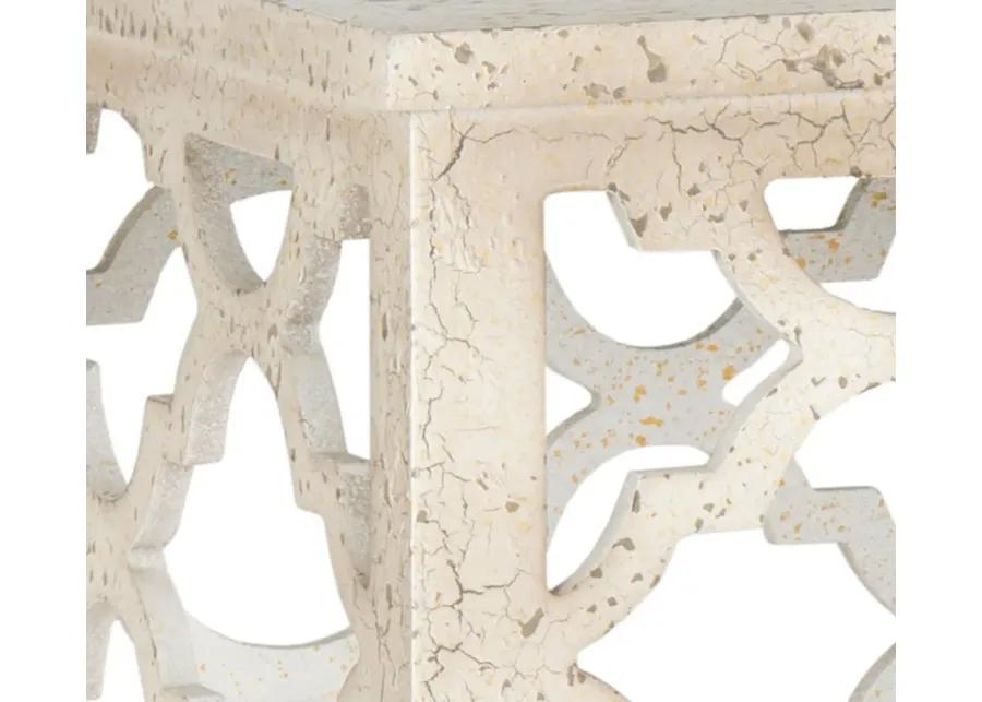 Safavieh Lonny End Table - Distressed White