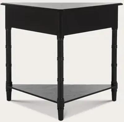 Safavieh Gomez Corner Table - Distressed Black