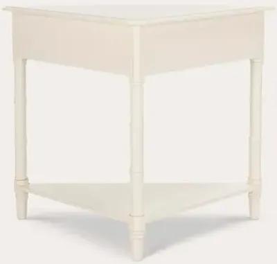 Safavieh Gomez Corner Table - Distressed Cream