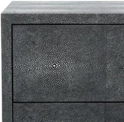 Safavieh Camden Faux Shagreen Nightstand - Natural