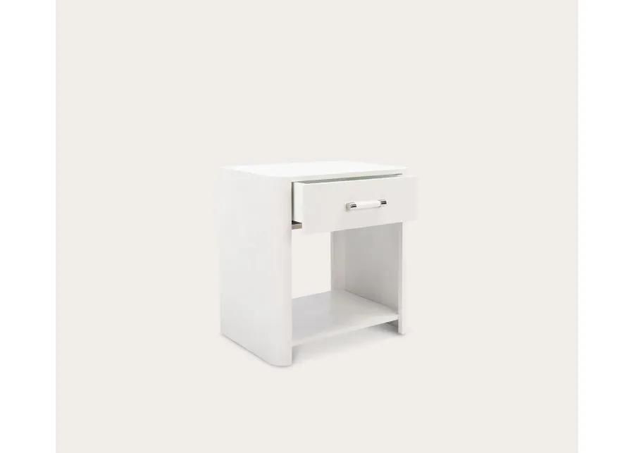 Safavieh Sawyer Faux Shagreen Nightstand - Ivory