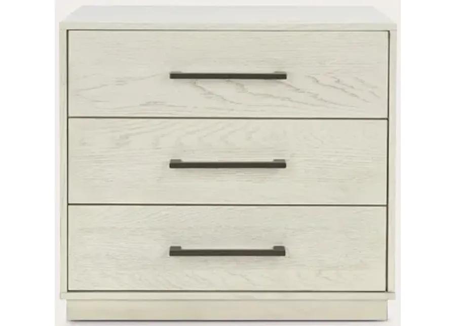 Safavieh Mallory 3-Drawer Nightstand - White Wash