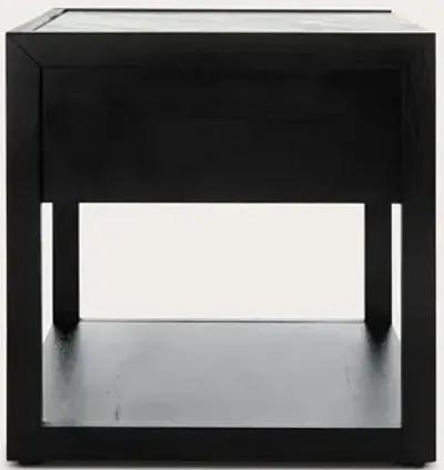 Safavieh Adeline 1-Drawer Nightstand - Dark Chocolate