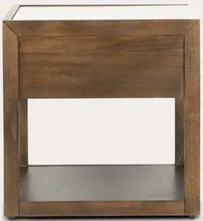 Safavieh Adeline 1-Drawer Nightstand - Dark Chocolate