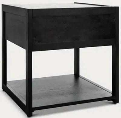 Safavieh Adeline 1-Drawer Nightstand - Dark Chocolate