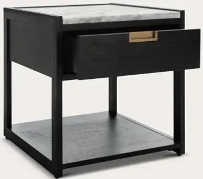 Safavieh Adeline 1-Drawer Nightstand - Dark Chocolate