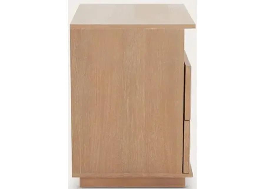 Safavieh Patty 2-Drawer Nightstand - Walnut