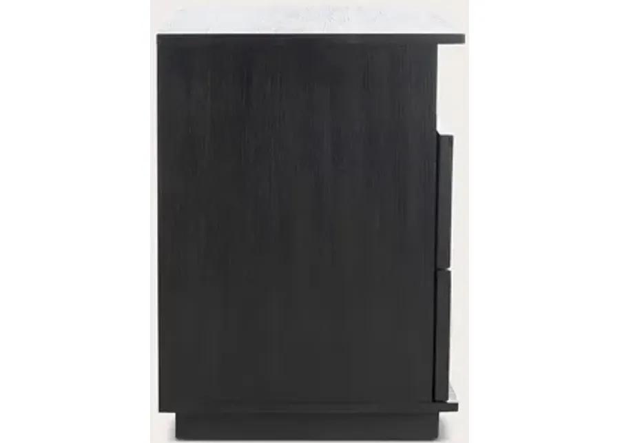 Safavieh Patty 2-Drawer Nightstand - Black