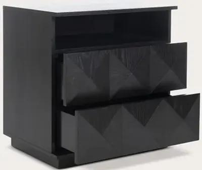 Safavieh Patty 2-Drawer Nightstand - Black